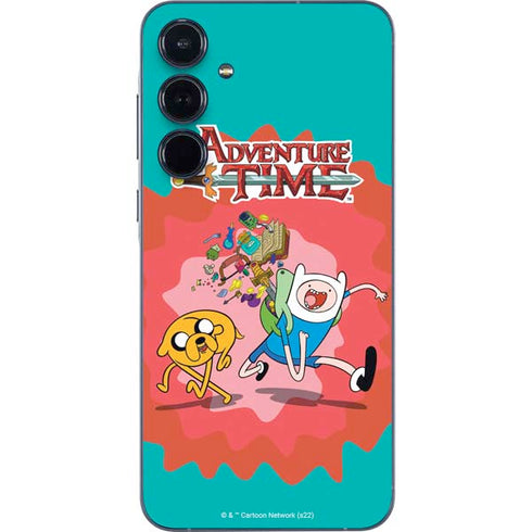 Adult Swim Adventure Time Jake and Finn Galaxy A55 5G Skin
